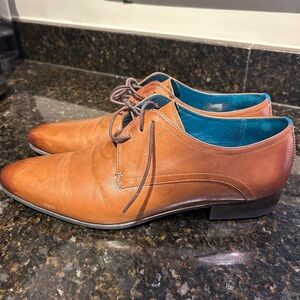 Ted Baker Brown Leather Men's Dress Shoes